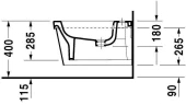 Биде Duravit Esplanade 2265100000 цвет Белый