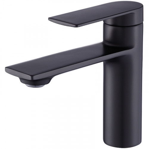 Смеситель для раковины Orange Berni M09-021b Черный матовый латунь