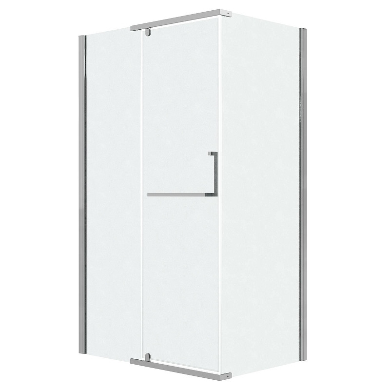 Душевая стенка Grossman Pragma 100 200.K33.03.100.10.02 профиль Хром стекло шиншилла