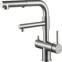 Смеситель для кухни ZorG Inox SZR-3216 Нержавеющая сталь нержавеющая сталь