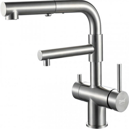 Смеситель для кухни ZorG Inox SZR-3216 Нержавеющая сталь нержавеющая сталь