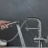Смеситель для кухни ZorG Inox SZR-3216 Нержавеющая сталь нержавеющая сталь