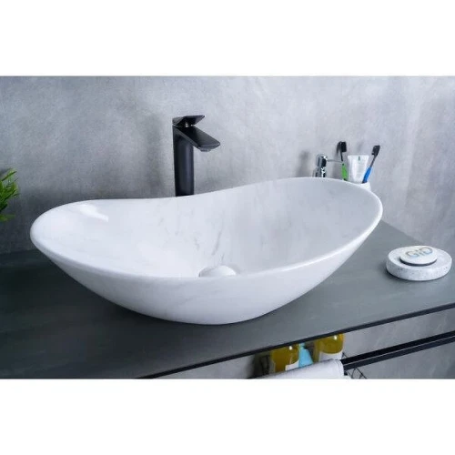 Раковина-чаша Gid Lago Ws9811 61 54468 цвет Под камень глянцевый