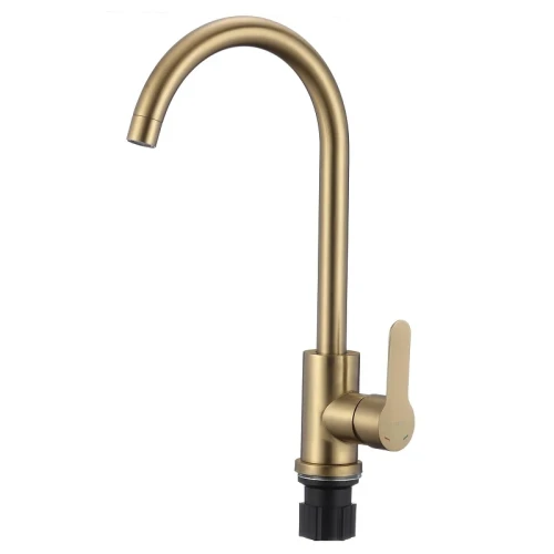 Смеситель для кухни Fmark FS8232C цвет Золото матовое