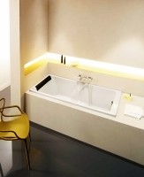 Смеситель для ванны Jacob Delafon Singulier E10870-CP с термостатом Хром латунь на стену