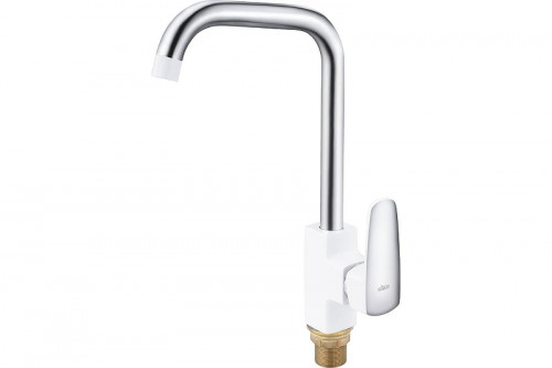 Смеситель для кухни Ekko E40301 цвет Хром Белый
