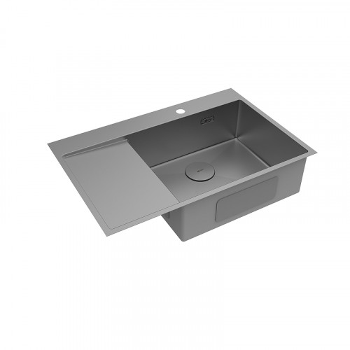 Кухонная мойка Lemark Kezadra 780P 9936155 цвет Графит