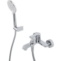 Смеситель для ванны BelBagno Aurora AURORA-VASM-CRM Хром латунь на стену
