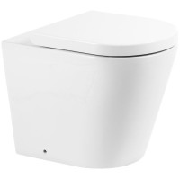 Унитаз BelBagno Flay-R BB1003CBR приставной без сиденья фаянс приставной