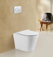 Унитаз BelBagno Flay-R BB1003CBR приставной без сиденья фаянс приставной