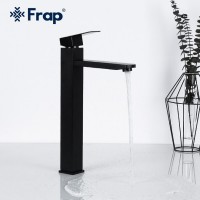 Смеситель для раковины Frap H802-6 F10802-62 Черный матовый нержавеющая сталь на столешницу
