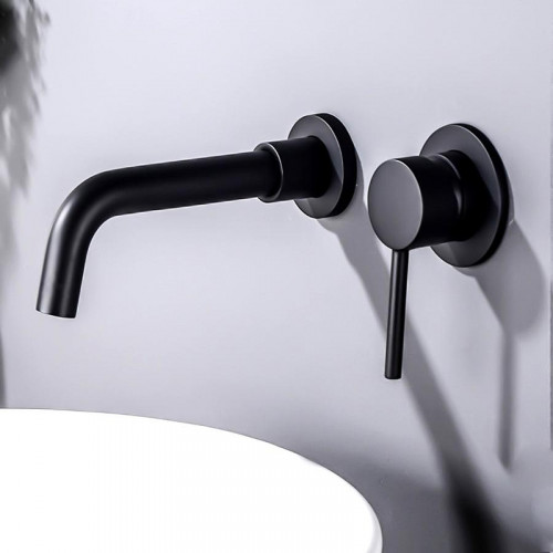 Смеситель для раковины ALMAes Atlas TVZ-0813 цвет Черный матовый