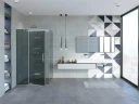 Душевой уголок Erlit Comfort 120х90 ER10112H-C4 профиль Хром стекло тонированное