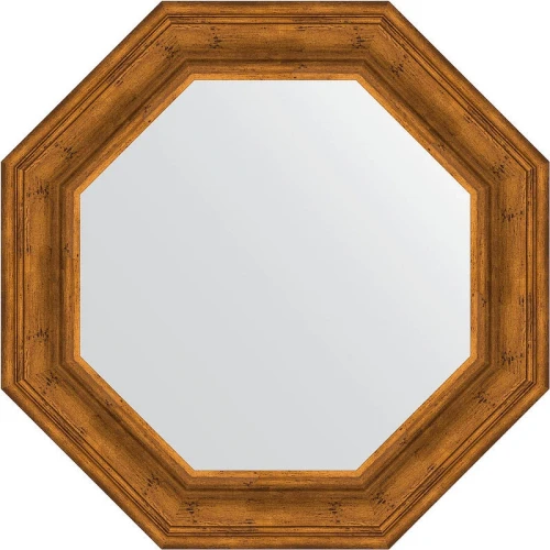 Зеркало Evoform Octagon 69х69 BY 3824 в багетной раме - Травленая бронза 99 мм стекло