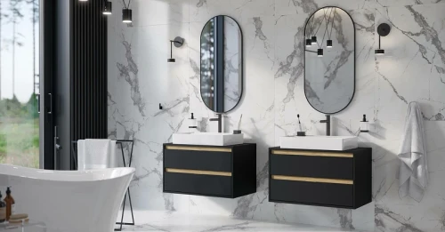 Зеркало Excellent Revia 50 DOEX.RE100.050.BL Черное матовое