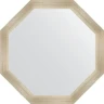 Зеркало Evoform Octagon 70х70 BY 3705 в багетной раме - Травленое серебро 59