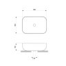 Раковина-чаша Lavinia Boho Bathroom Sink 46 33311101 цвет Белый глянцевый