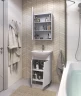 Тумба с раковиной Vigo Selena 55 tn.SEL.BAL.55.2D-com цвет Белый