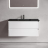 Тумба под раковину Sancos Libra 100 LB100W подвесная Белый глянец МДФ / ЛДСП