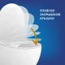 Комплект унитаза Cersanit City Smart CO DPL EO Slim с сиденьем Микролифт и инсталляцией Link Pro 68306 с клавишей смыва Хром глянцевый фарфор подвесной