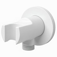 Гигиенический душ со смесителем WasserKRAFT А85056 Белый матовый латунь на стену