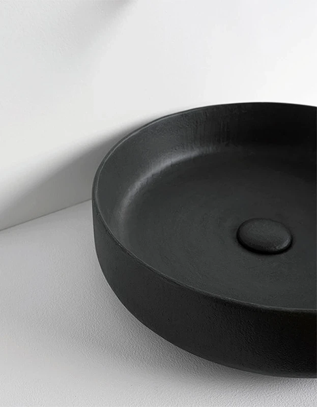 Раковина-чаша Artceram Cognac 48 COL002 17 00 Nero matt фаянс накладная