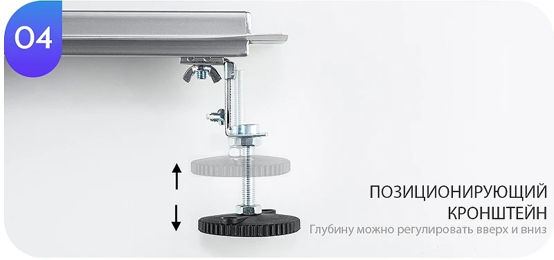 Душевой лоток Gappo G86007-3 с решеткой Нержавеющая сталь
