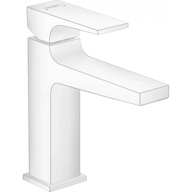 Смеситель для раковины Hansgrohe Metropol 32507700 Белый матовый латунь