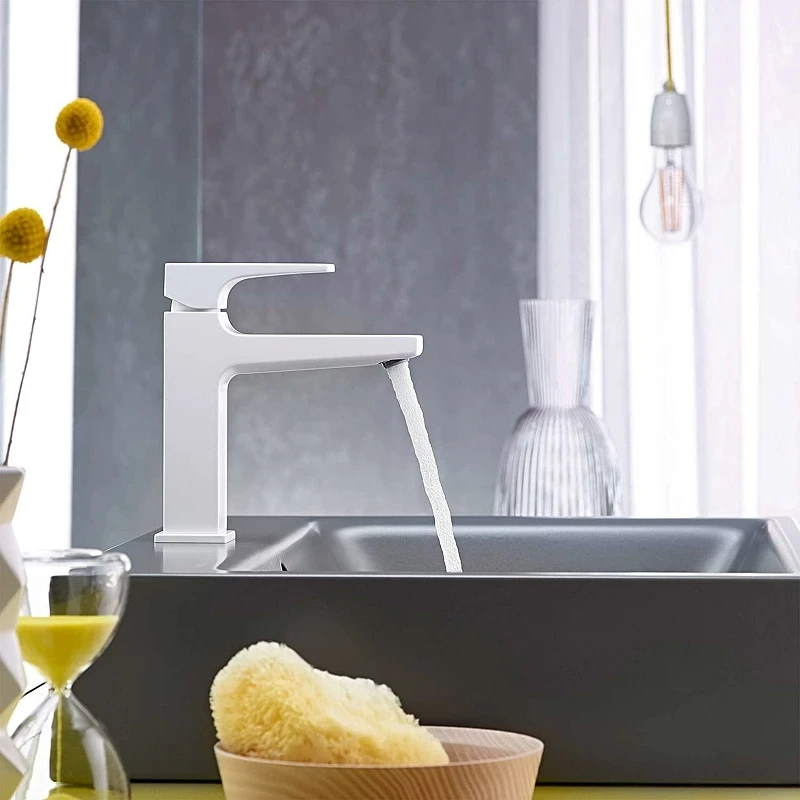 Смеситель для раковины Hansgrohe Metropol 32507700 Белый матовый латунь