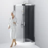 Душевой уголок AM.PM Like Solo Slide 90x90 W83G-315-090CG64 профиль Хром матовый стекло тонированное
