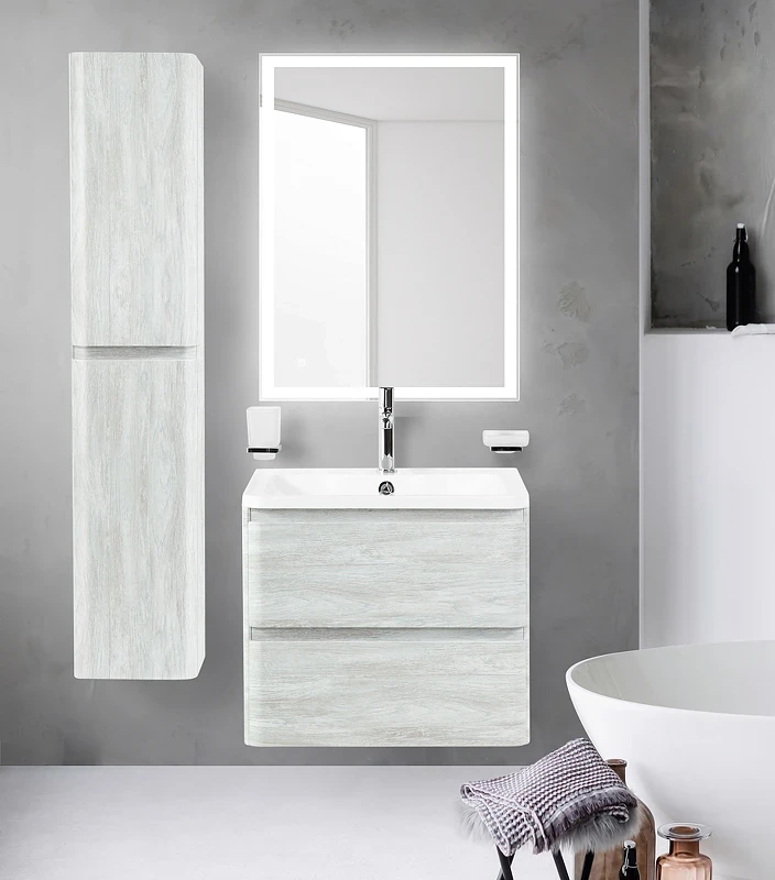 Тумба под раковину BelBagno 70 ALBANO-700-2C-SO-RVB подвесная Rovere Vintage Bianco МДФ / ЛДСП