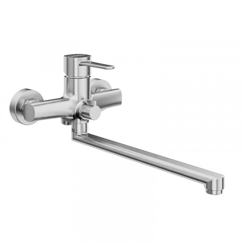 Смеситель для ванны Urbatec Evolution EV22853PA универсальный цвет Сталь