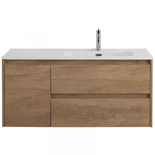 Тумба под раковину BelBagno Kraft 100 R KRAFT-1000-2C-1A-SO-RNN-R подвесная Rovere Nebrasca Nature МДФ / ЛДСП