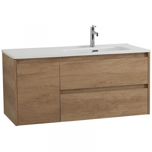 Тумба под раковину BelBagno Kraft 100 R KRAFT-1000-2C-1A-SO-RNN-R подвесная Rovere Nebrasca Nature МДФ / ЛДСП