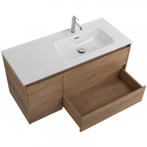 Тумба под раковину BelBagno Kraft 100 R KRAFT-1000-2C-1A-SO-RNN-R подвесная Rovere Nebrasca Nature МДФ / ЛДСП