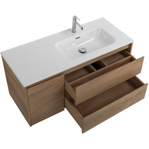 Тумба под раковину BelBagno Kraft 100 R KRAFT-1000-2C-1A-SO-RNN-R подвесная Rovere Nebrasca Nature МДФ / ЛДСП