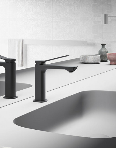 Смеситель для раковины Paffoni Tilt TI071NO Черный матовый латунь