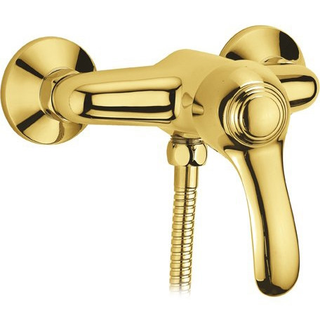 Смеситель для душа Cezares Lira C-DM-03 Золото латунь на стену