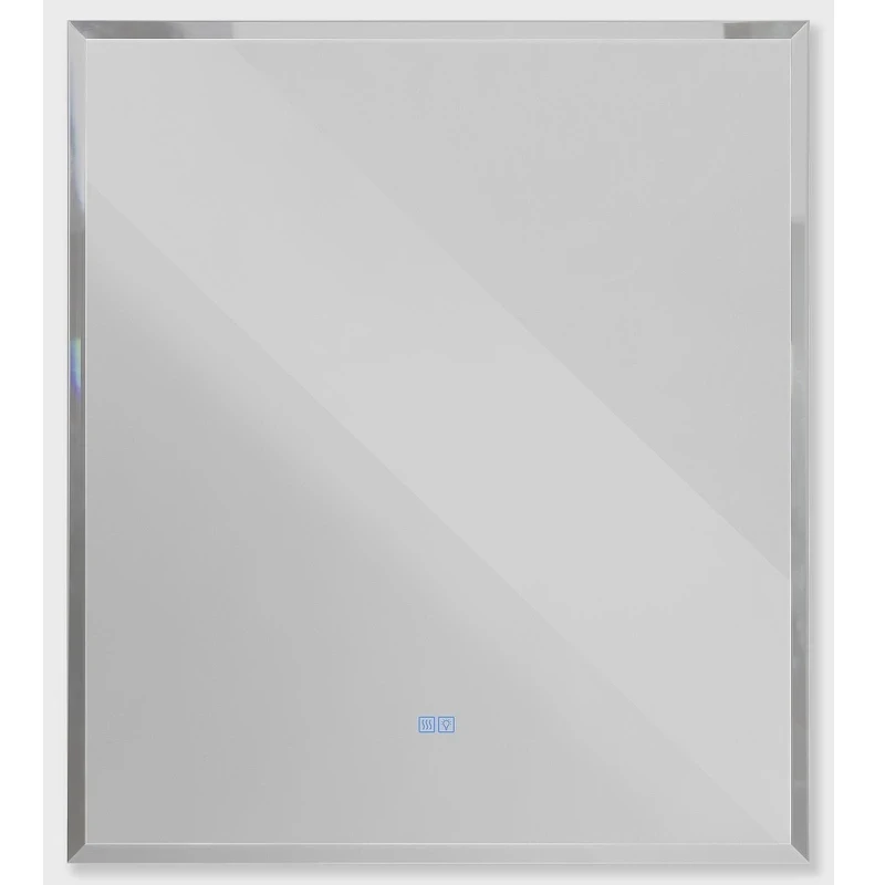 Зеркало Cezares Interni 100 CZR-SPC-INT-1000-900-LED-TCH-WARM-BL с подсветкой Bianco Lucido с сенсорным выключателем и подогревом стекло