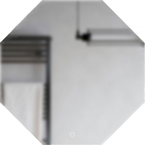 Зеркало Corozo Каре 70 V SD-00000962 с подсветкой с сенсорным выключателем МДФ / ЛДСП, стекло