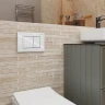 Клавиша смыва Charus Minimalista FP.310.11.01 цвет Белый глянцевый