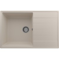 Кухонная мойка Ulgran Quartz Prima 780-02 Лен искусственный камень (литьевой мрамор) встраиваемый