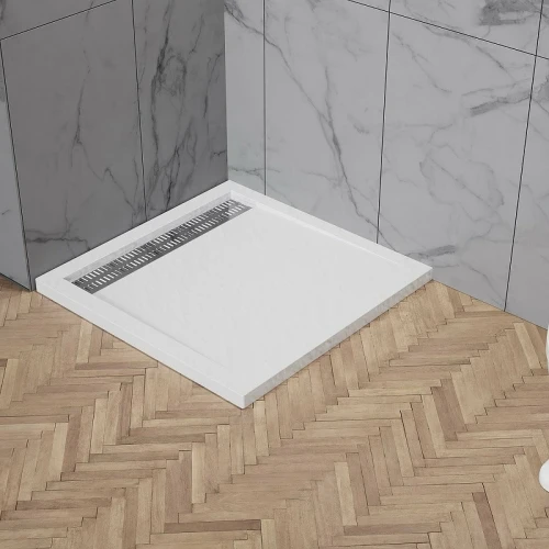 Акриловый поддон для душа BelBagno Due 80x80 TRAY-BB-DUE-A-80-4-W0 Белый