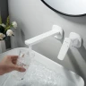 Смеситель для раковины Shevanik S99C S9941C цвет Белый матовый