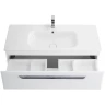 Тумба под раковину Cezares Eco-Cer 80 ECO-CER-800-2C-SO-BL подвесная Bianco Lucido без ручек МДФ / ЛДСП