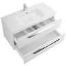 Тумба под раковину Cezares Eco-Cer 80 ECO-CER-800-2C-SO-BL подвесная Bianco Lucido без ручек МДФ / ЛДСП