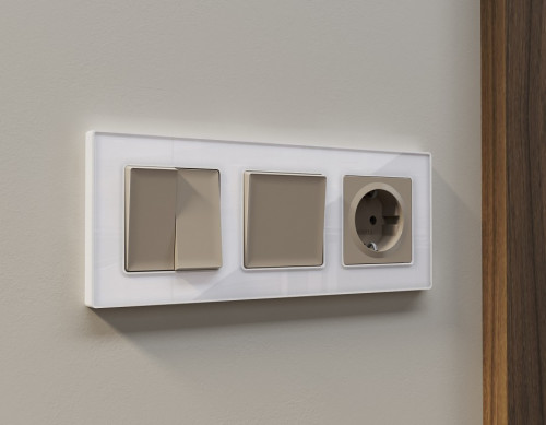 Клавиша для выключателя одноклавишного Ambrella Volt ALFA AP3610