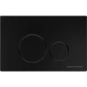 Комплект унитаза с инсталляцией Ceramicanova Metropol CN4002MB_1001B_1000 с сиденьем Микролифт и Черной матовой клавишей смыва фарфор подвесной