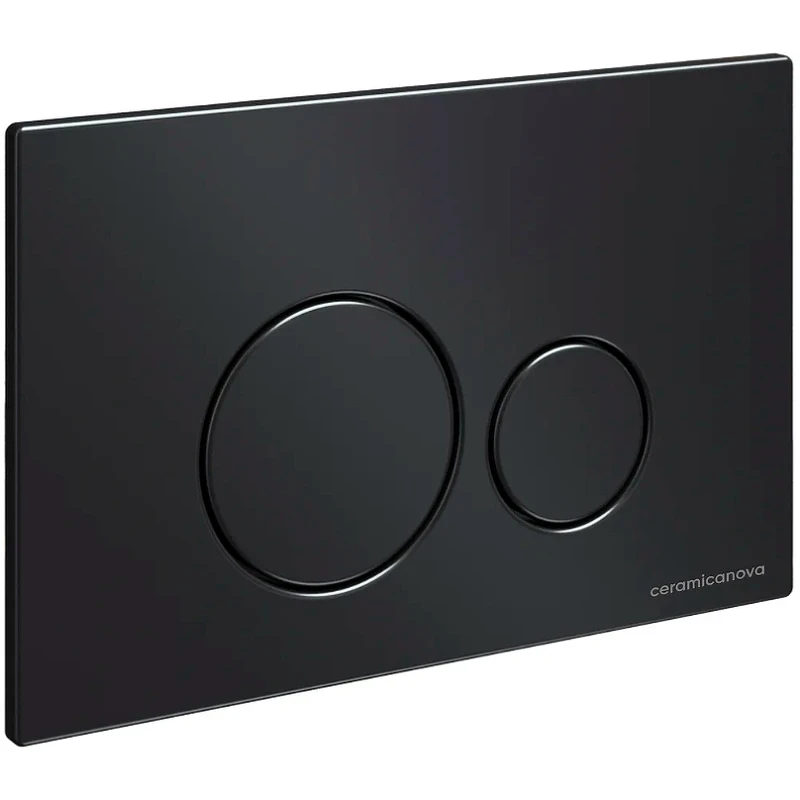 Комплект унитаза с инсталляцией Ceramicanova Metropol CN4002MB_1001B_1000 с сиденьем Микролифт и Черной матовой клавишей смыва фарфор подвесной