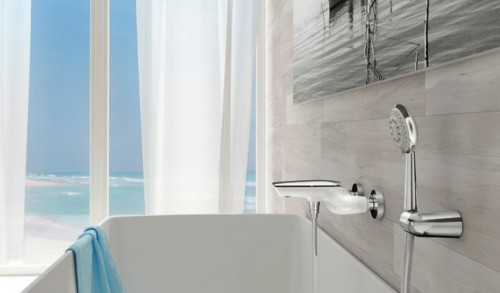 Смеситель для ванны Webert Aria AI850101015 Хром на стену